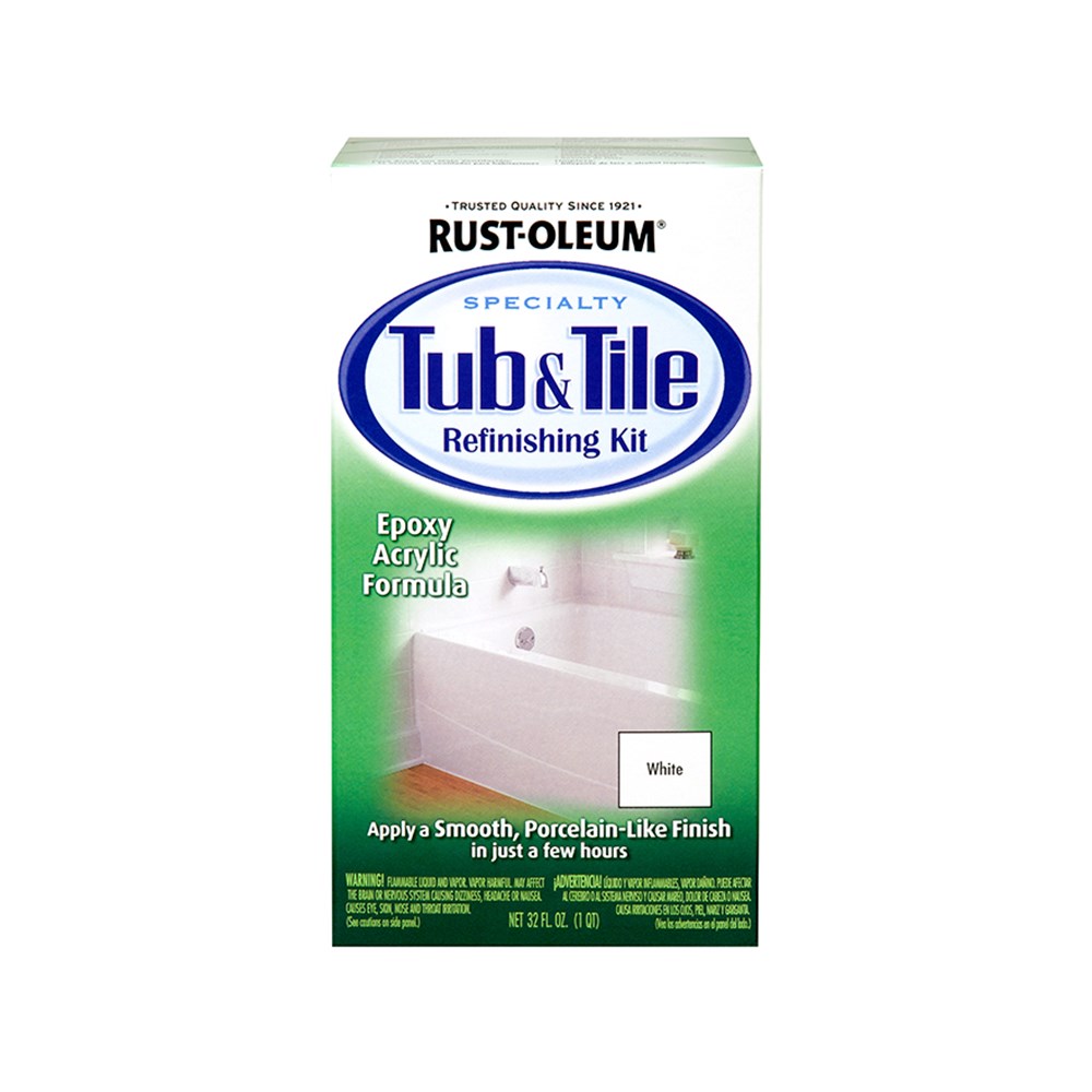 RustOleum Tub & Tile Refinishing Kit 1L Inspirations Paint Store